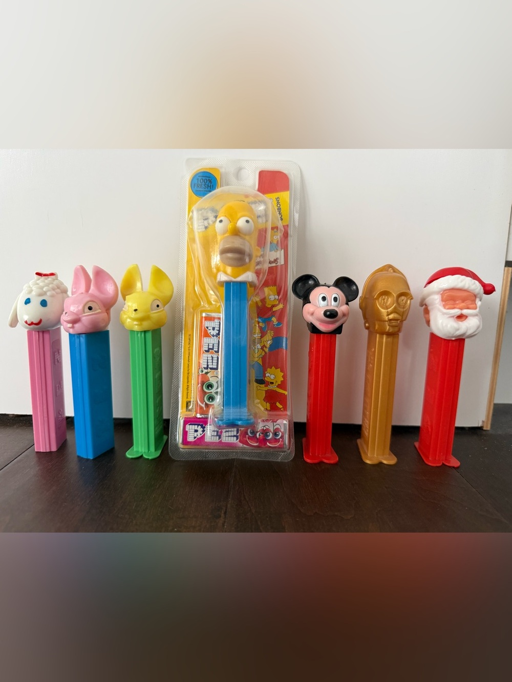 Collection of vintage PEZ Dispensers